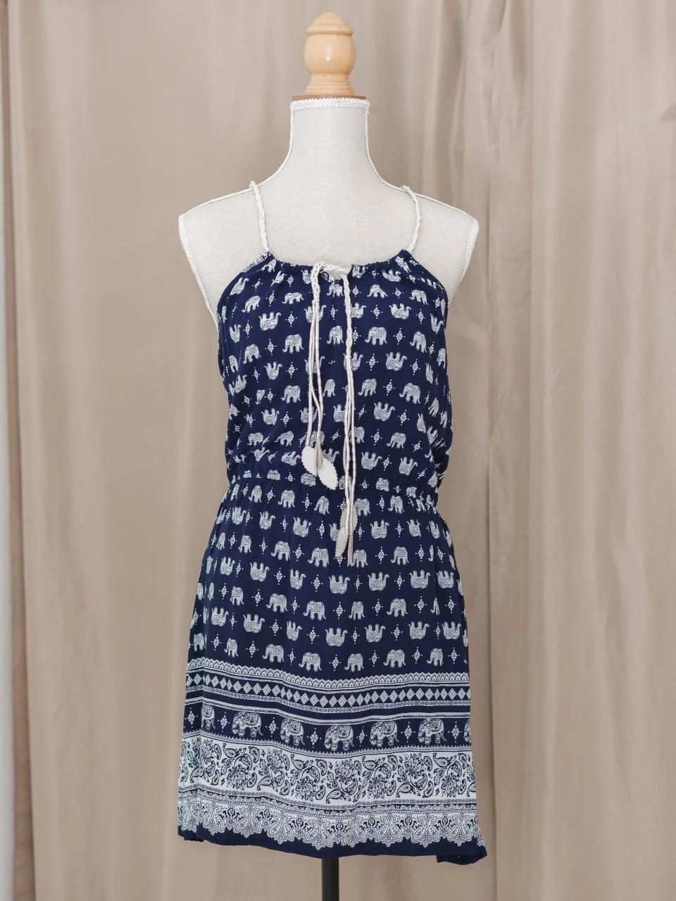 Vestido boêmio chique étnico elefante Airisa M/L – photo 2